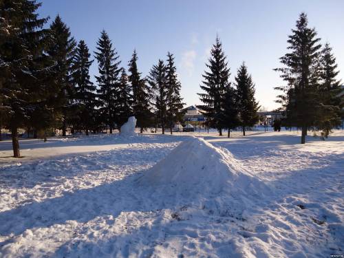 Подготавливаем снег для фигур 2012-2013