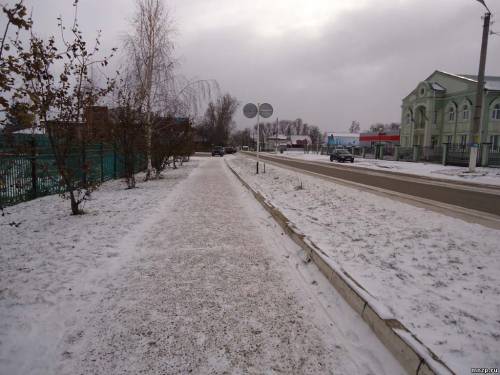 Улица Гурьянова, фото снято со стороны ЦРБ