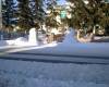 Снежные фигуры возле Акбарс банка