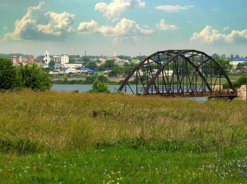 Мензелинск, как на ладони. Екатерининский мост.