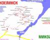СХЕМА ГОРОДСКИХ АВТОБУСНЫХ МАРШРУТОВ МЕНЗЕЛИНСКА