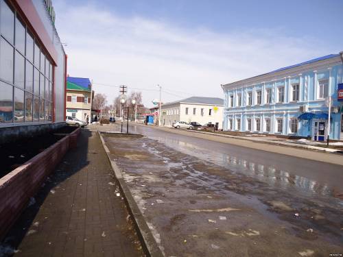 Весна в Мензелинске, 3 апреля 2013 год
