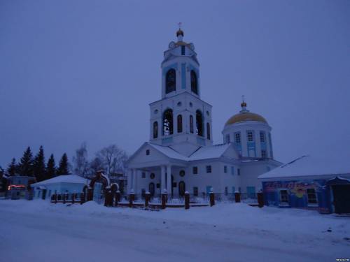 Мензелинск, церковь, 22 января, 17:00 вечера