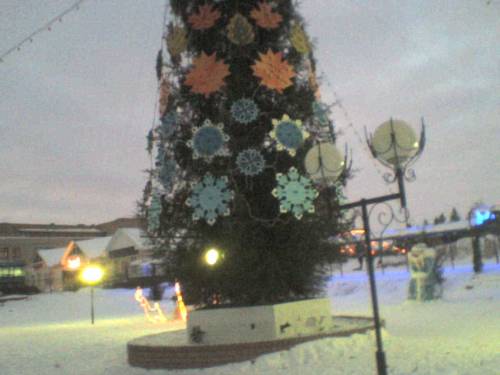 Мензелинск Елка 2012